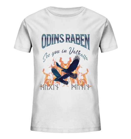 Raben Odins mystisch - Kids Organic Shirt