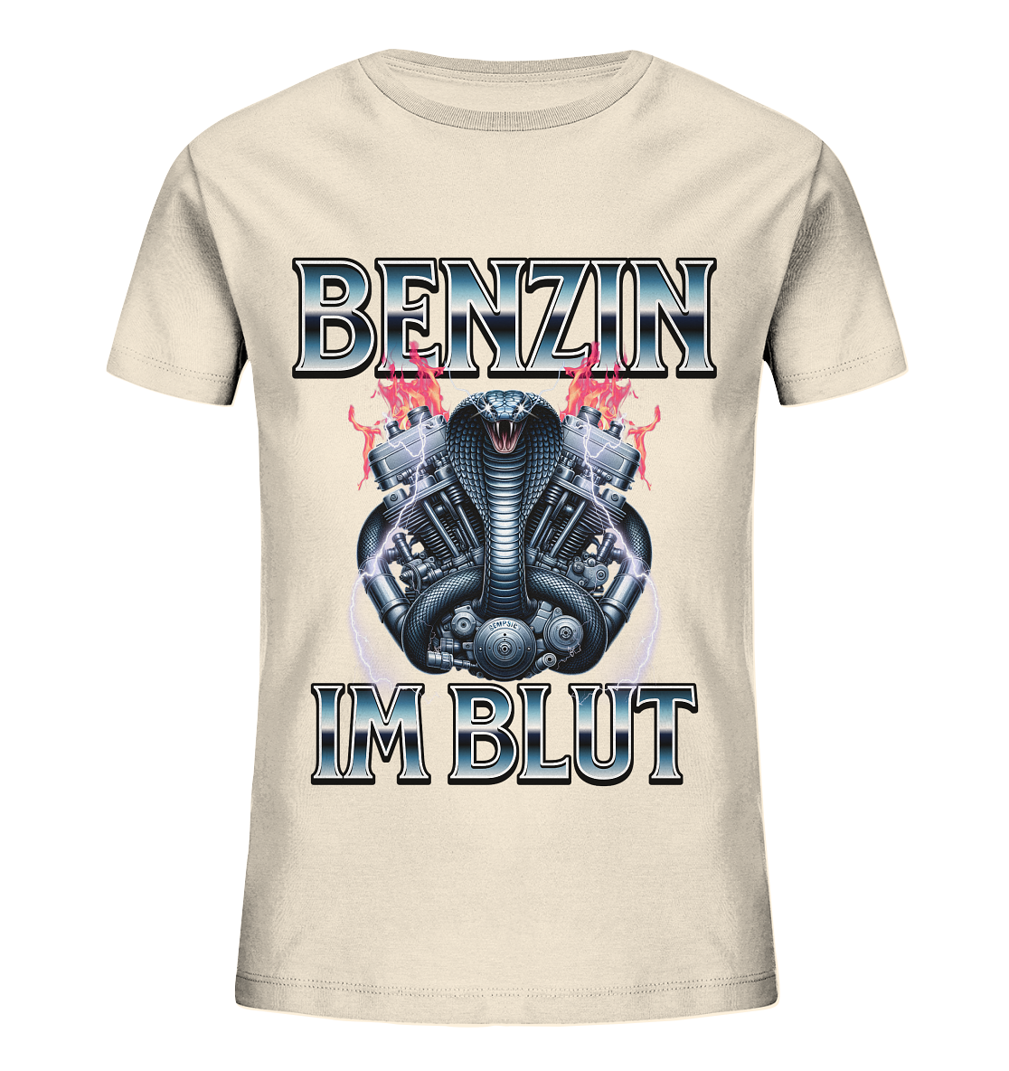 Benzin im Blut - Kids Organic Shirt