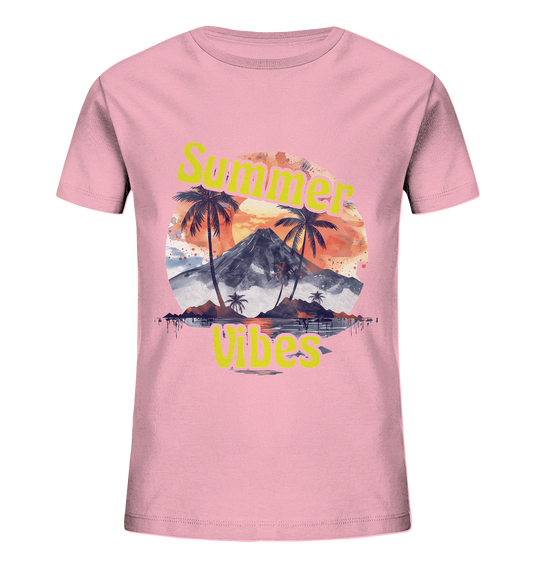 Sommer Shirt - Summer Vibes  - Kids Organic Shirt