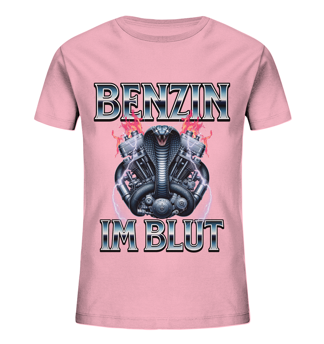 Benzin im Blut - Kids Organic Shirt