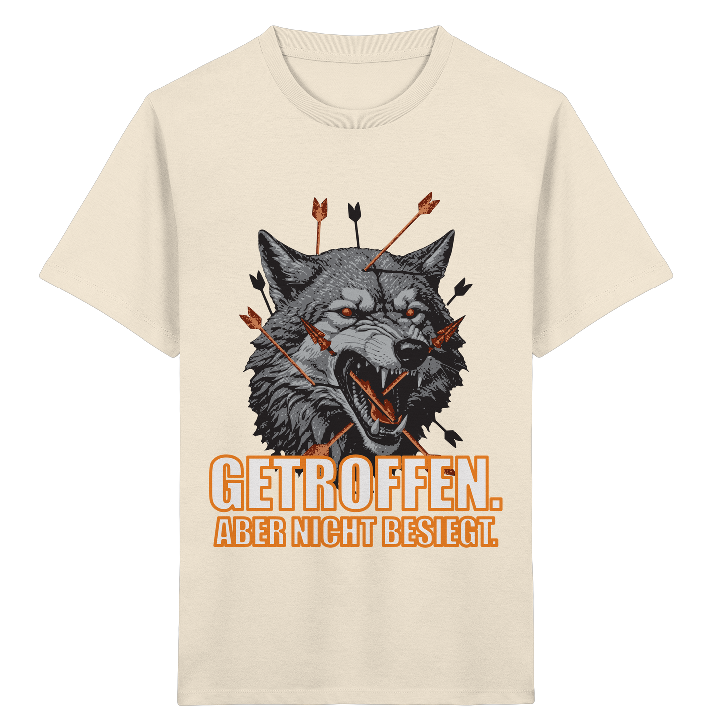 Alpha Wolf – Unbroken - Kids Organic Shirt