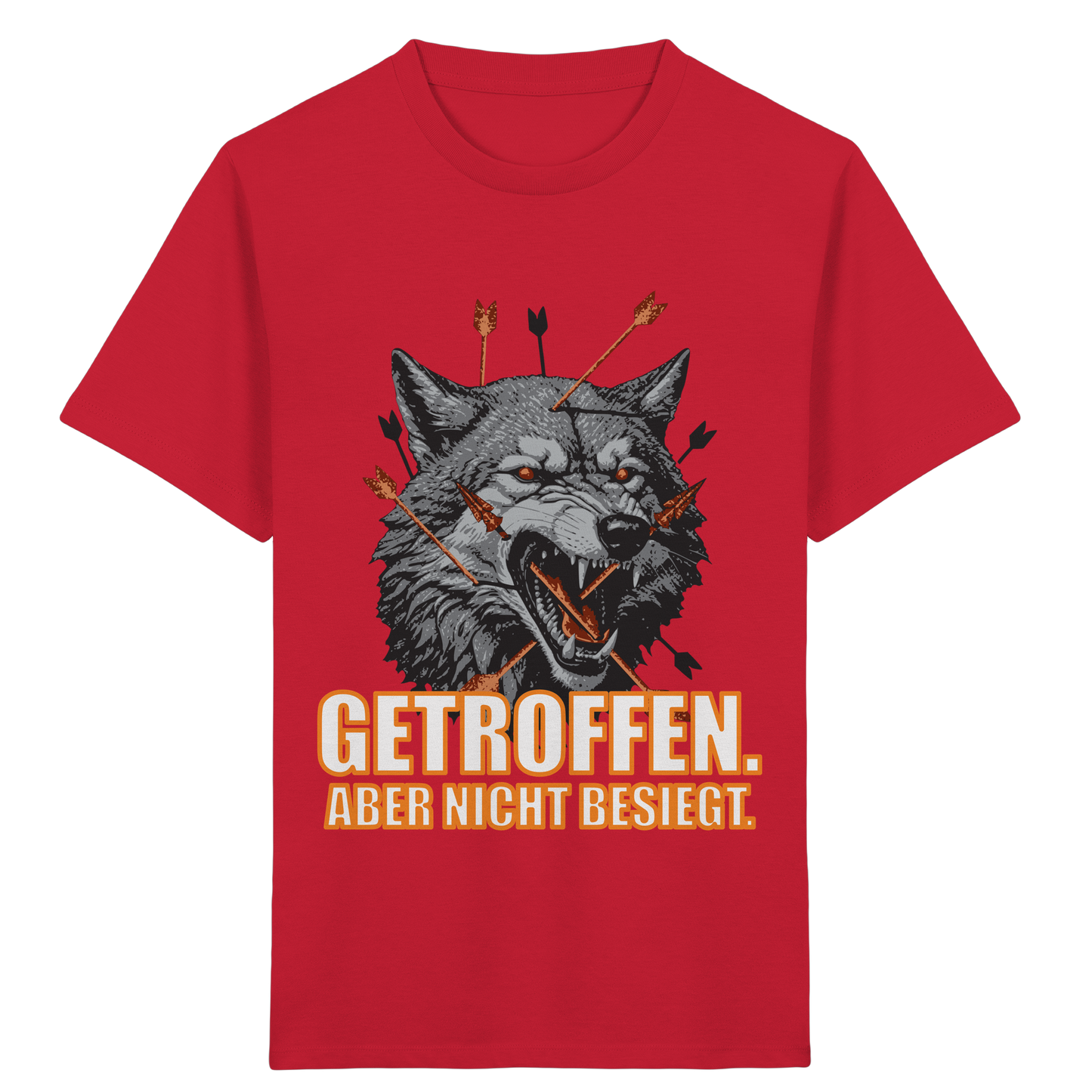 Alpha Wolf – Unbroken - Kids Organic Shirt