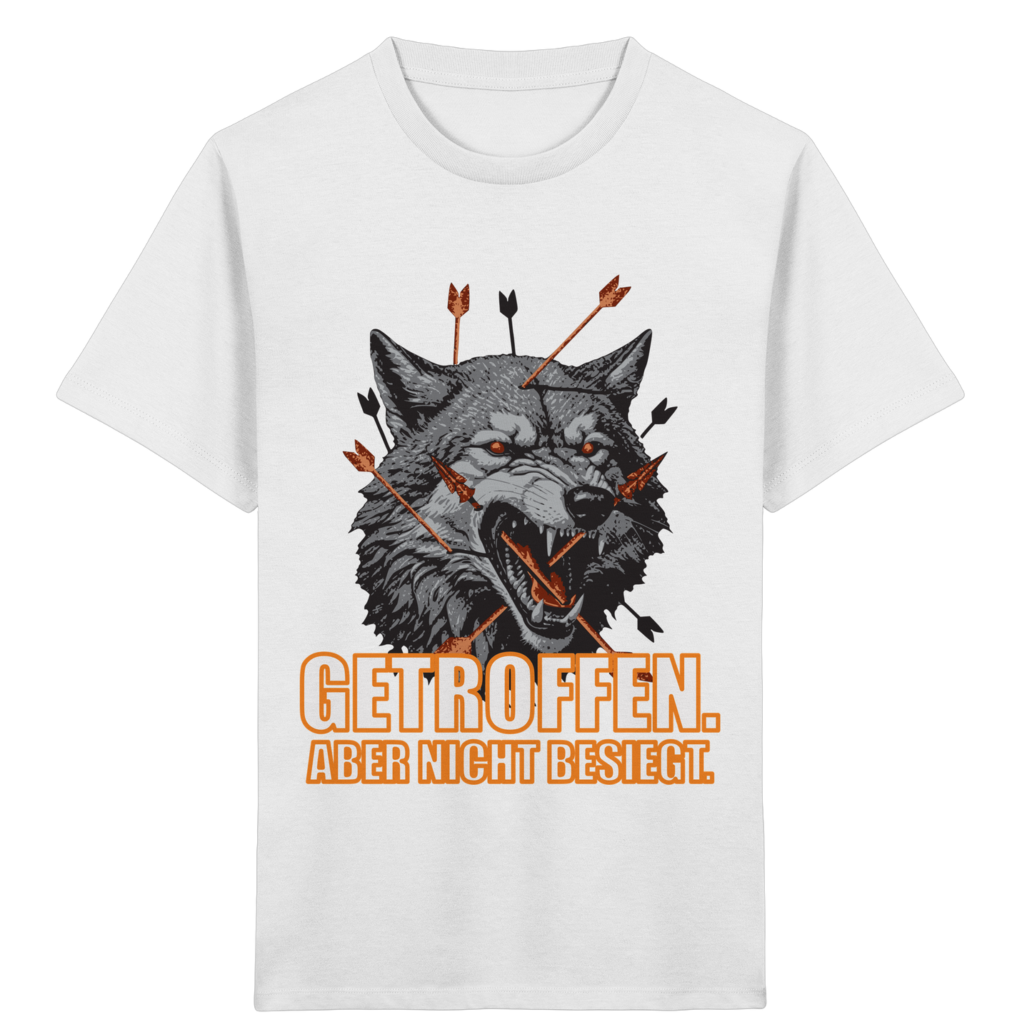 Alpha Wolf – Unbroken - Kids Organic Shirt