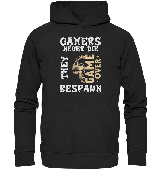 GAMERS NEVER DIE - GAMER STREETWEAR - STATEMENTS - Kids Premium Hoodie