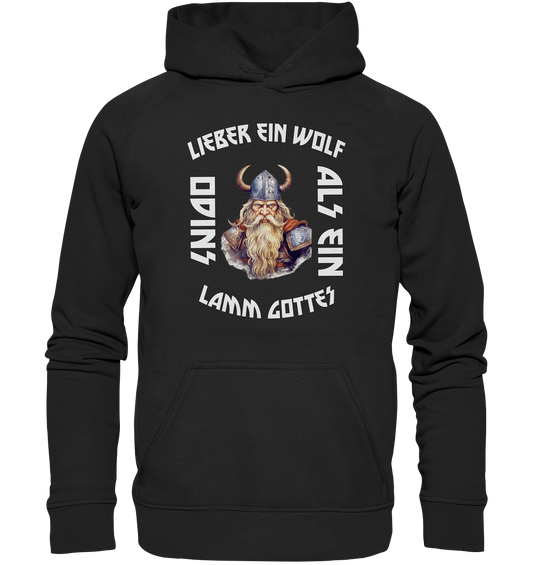 LIEBER EIN WOLF ODINS NO 2  - STREETWEAR - STATEMENT    - Kids Premium Hoodie