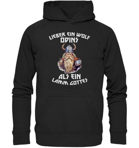 LIEBER EIN WOLF ODINS NO 1  - STREETWEAR - STATEMENT   - Kids Premium Hoodie