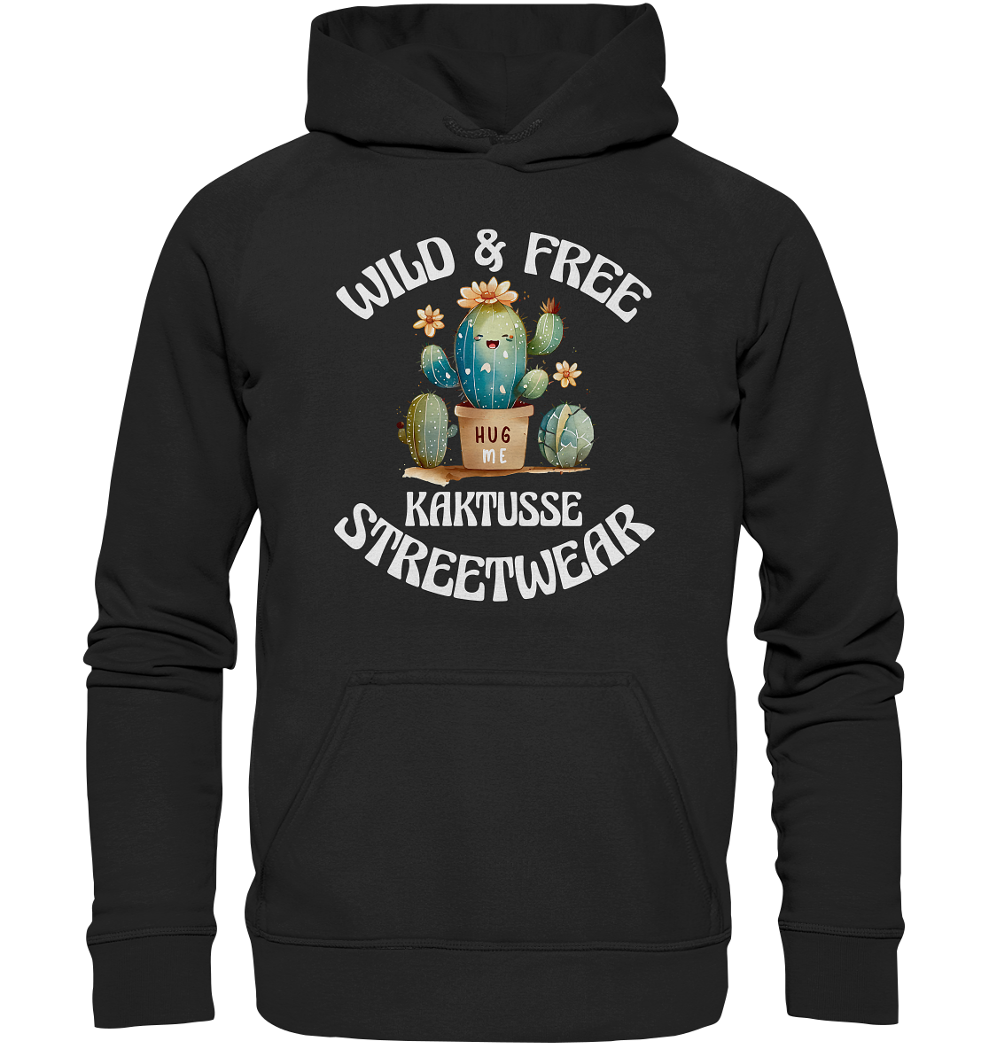 WILD & FREE NO 17 KAKTUSSE  - STREETWEAR - STATEMENT   - Kids Premium Hoodie