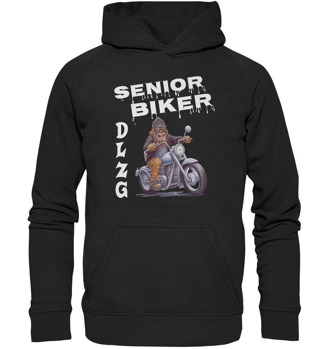 DLzG Opa Biker Fun Motiv 4- Kids Premium Hoodie