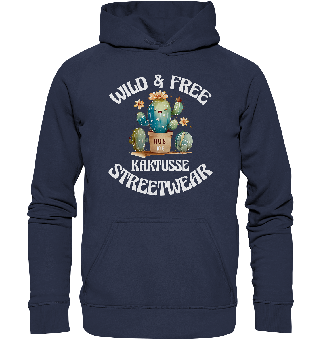 WILD & FREE NO 17 KAKTUSSE  - STREETWEAR - STATEMENT   - Kids Premium Hoodie