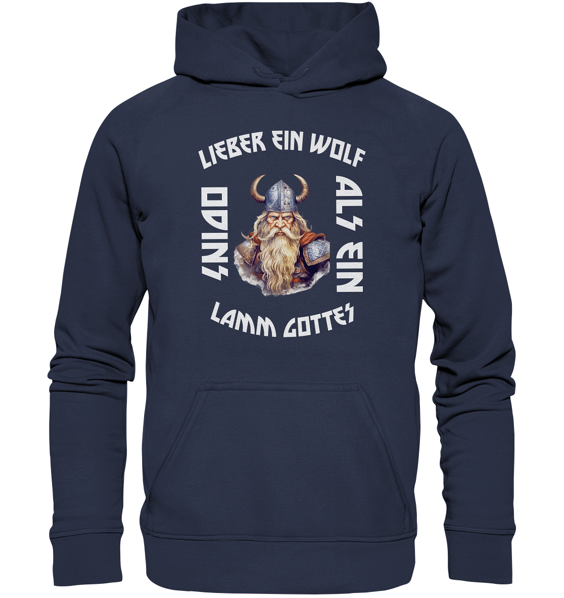 LIEBER EIN WOLF ODINS NO 2  - STREETWEAR - STATEMENT    - Kids Premium Hoodie