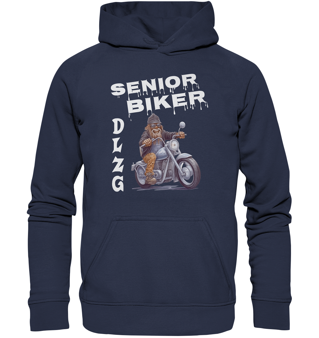 DLzG Opa Biker Fun Motiv 4- Kids Premium Hoodie