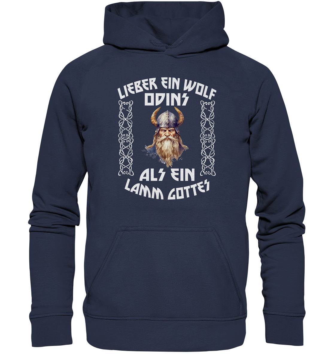 LIEBER EIN WOLF ODINS NO 4  - STREETWEAR - STATEMENT   - Kids Premium Hoodie