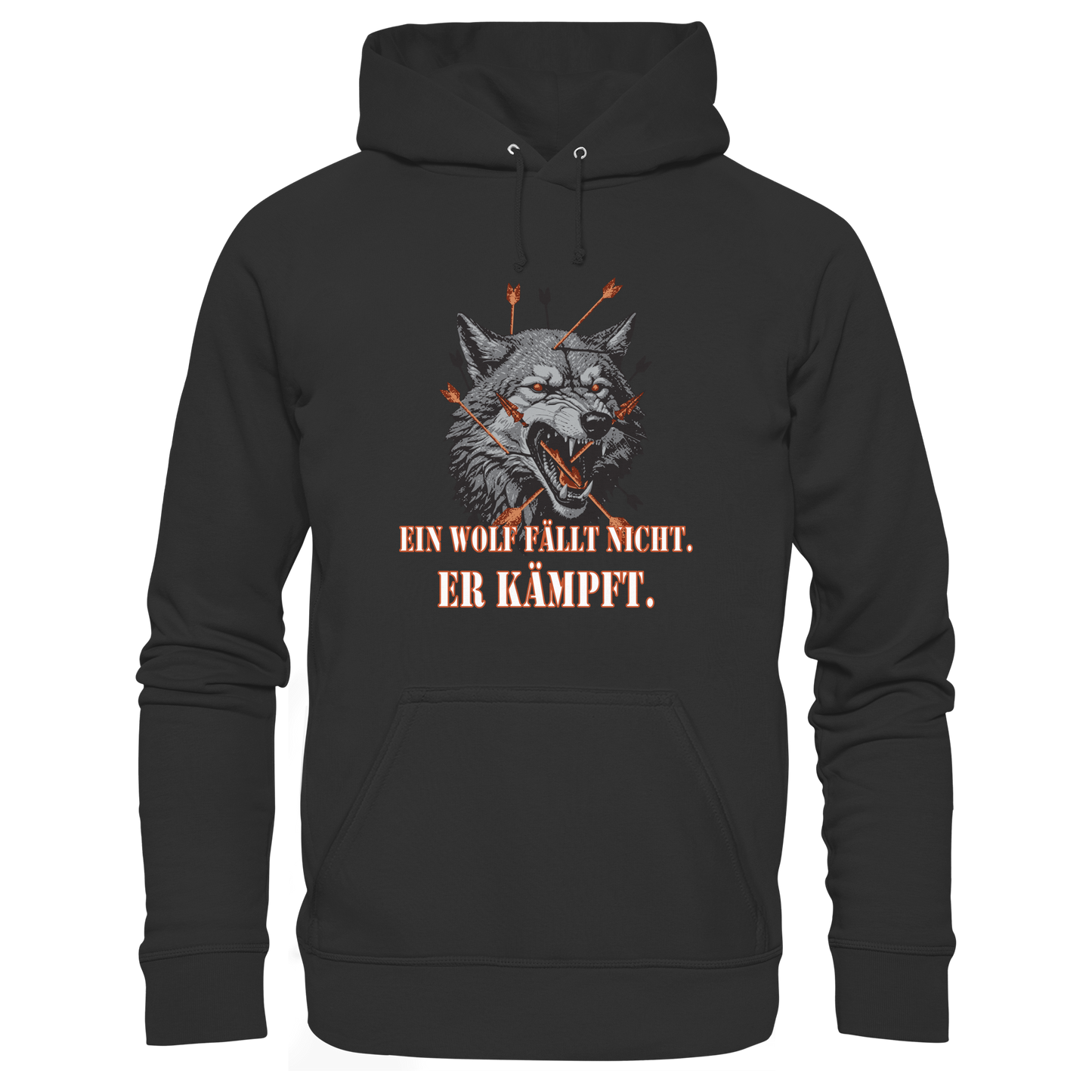 The Unbroken Wolf - Kids Premium Hoodie