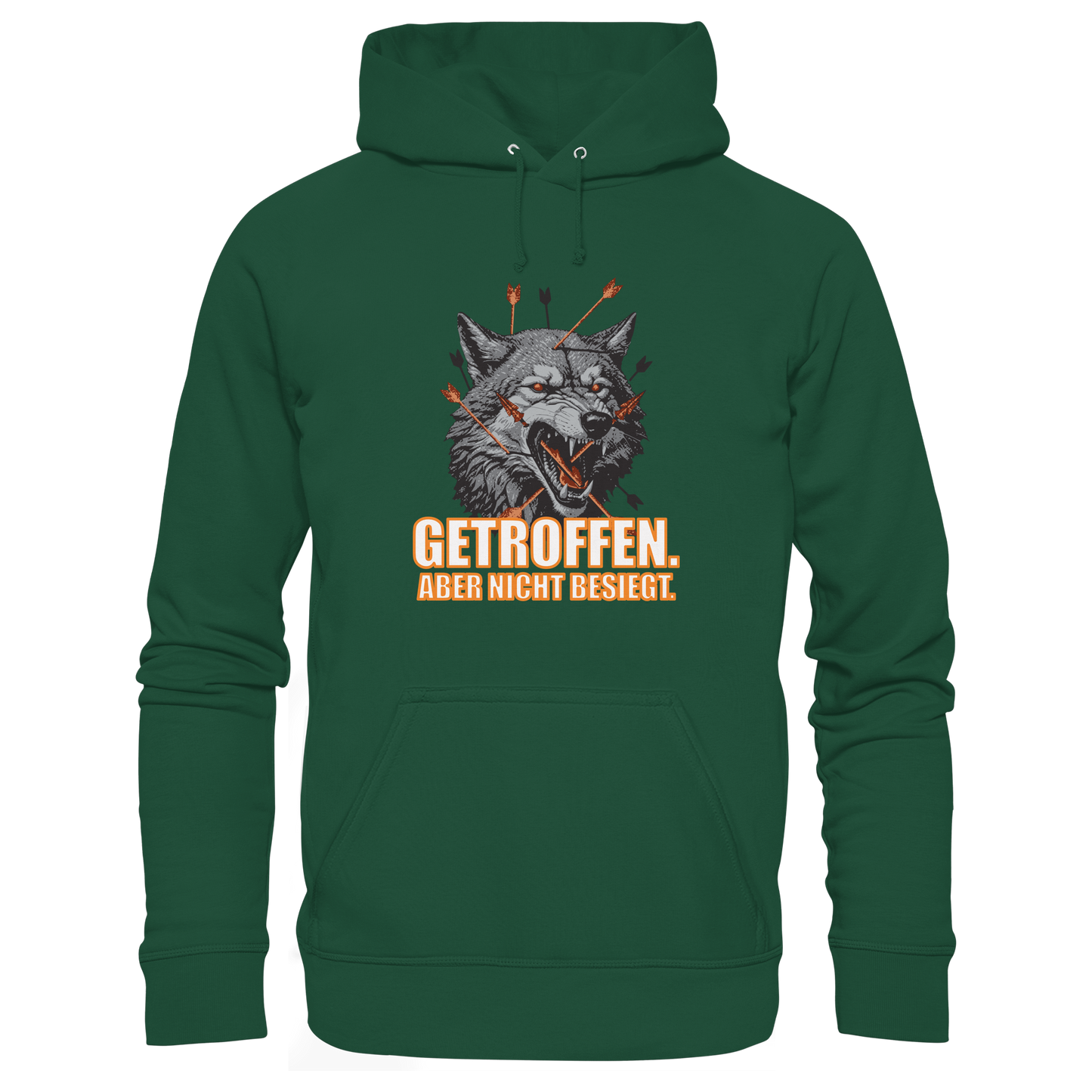 Alpha Wolf – Unbroken - Kids Premium Hoodie