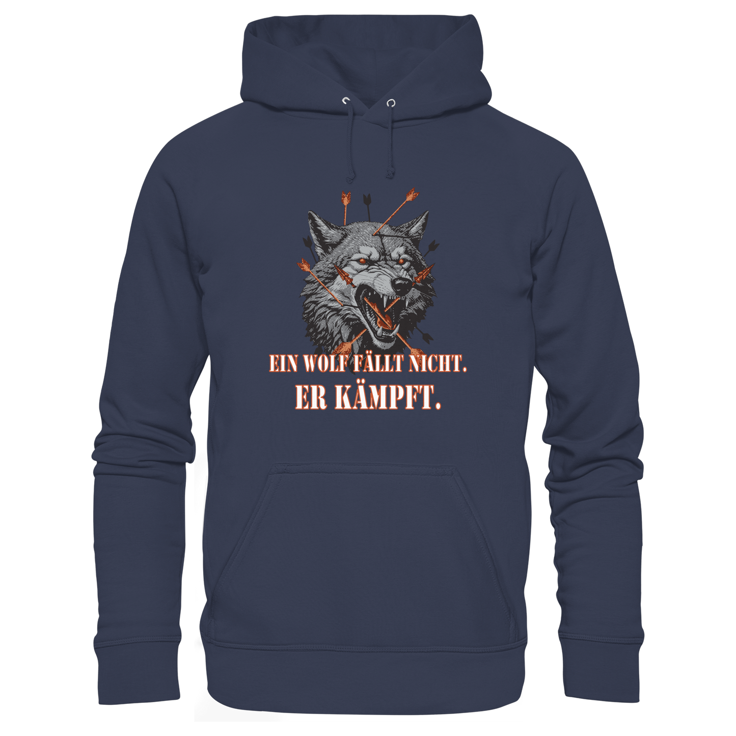 The Unbroken Wolf - Kids Premium Hoodie