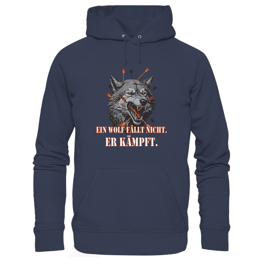 The Unbroken Wolf - Kids Premium Hoodie