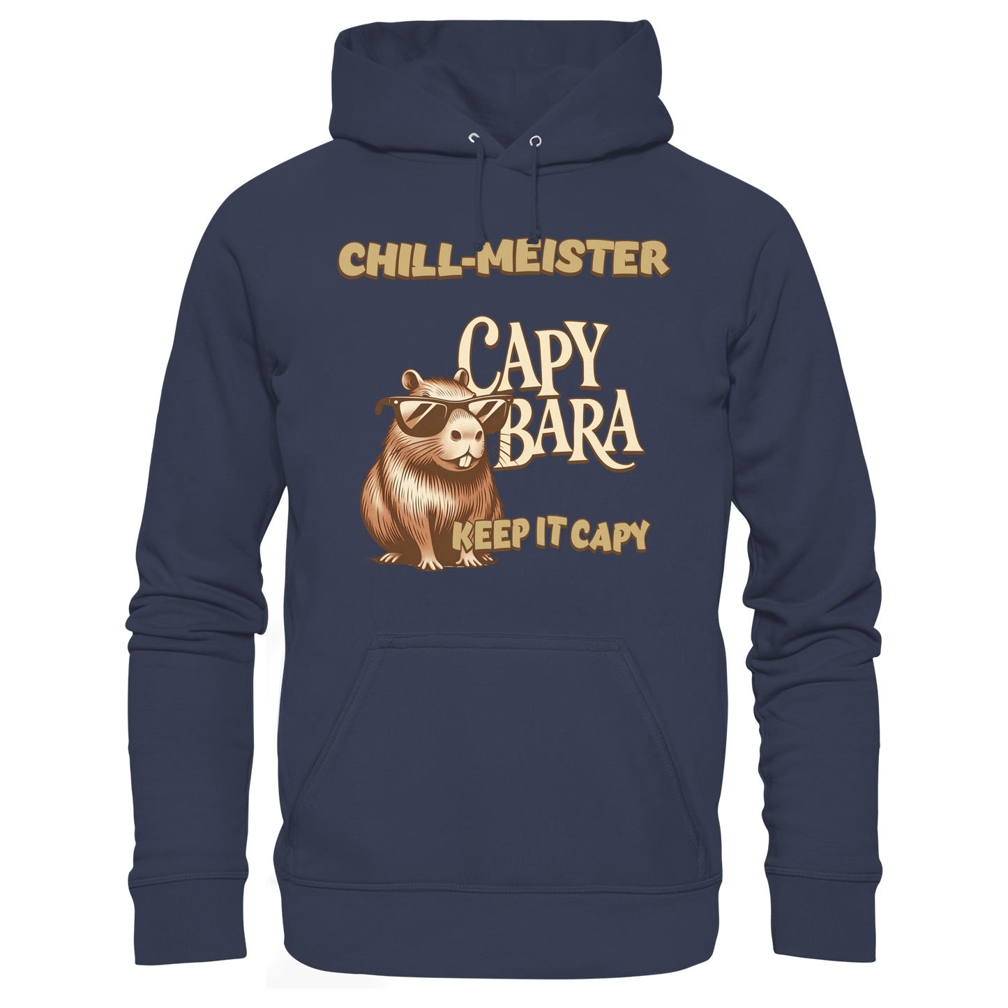 Chill-Meister Capybara – Keep it Capy (Bio & Premium) - Kids Premium Hoodie