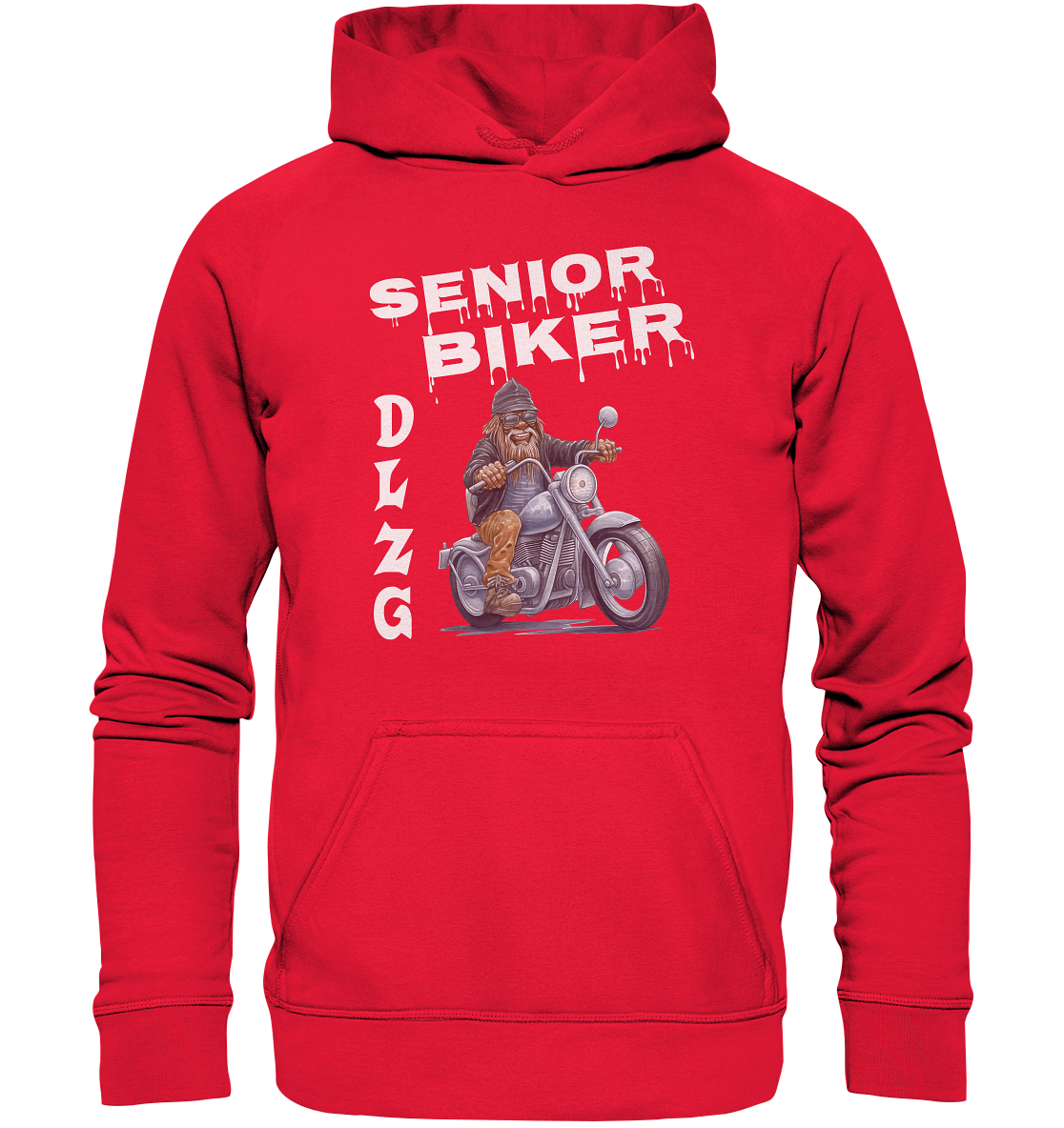 DLzG Opa Biker Fun Motiv 4- Kids Premium Hoodie