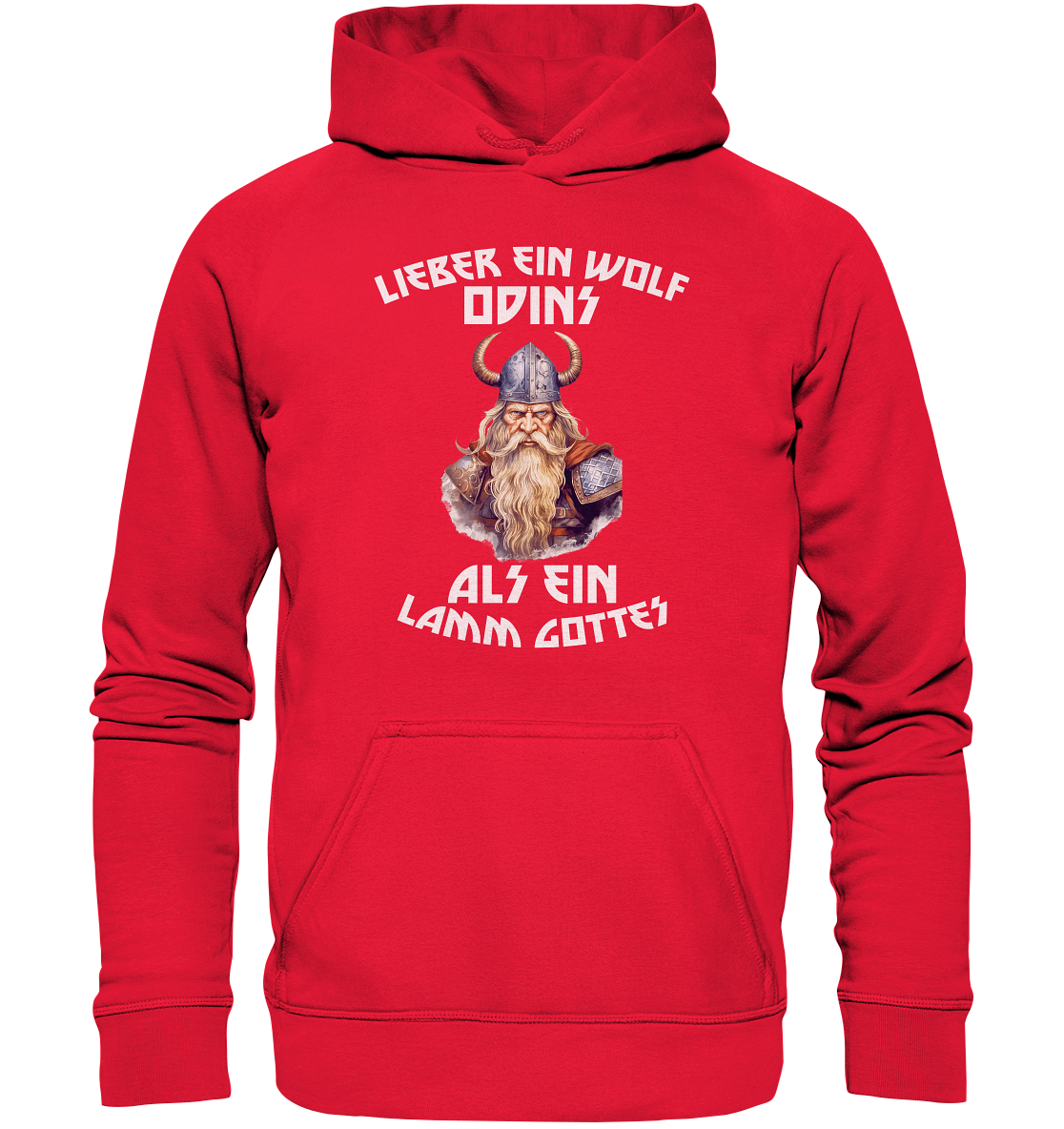 LIEBER EIN WOLF ODINS NO 1  - STREETWEAR - STATEMENT   - Kids Premium Hoodie