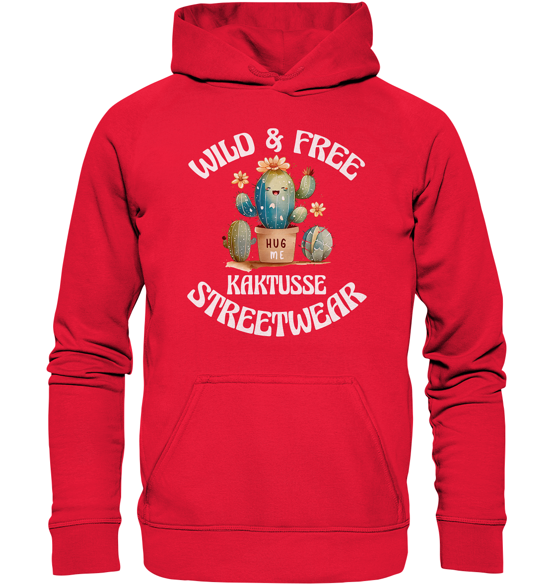 WILD & FREE NO 17 KAKTUSSE  - STREETWEAR - STATEMENT   - Kids Premium Hoodie