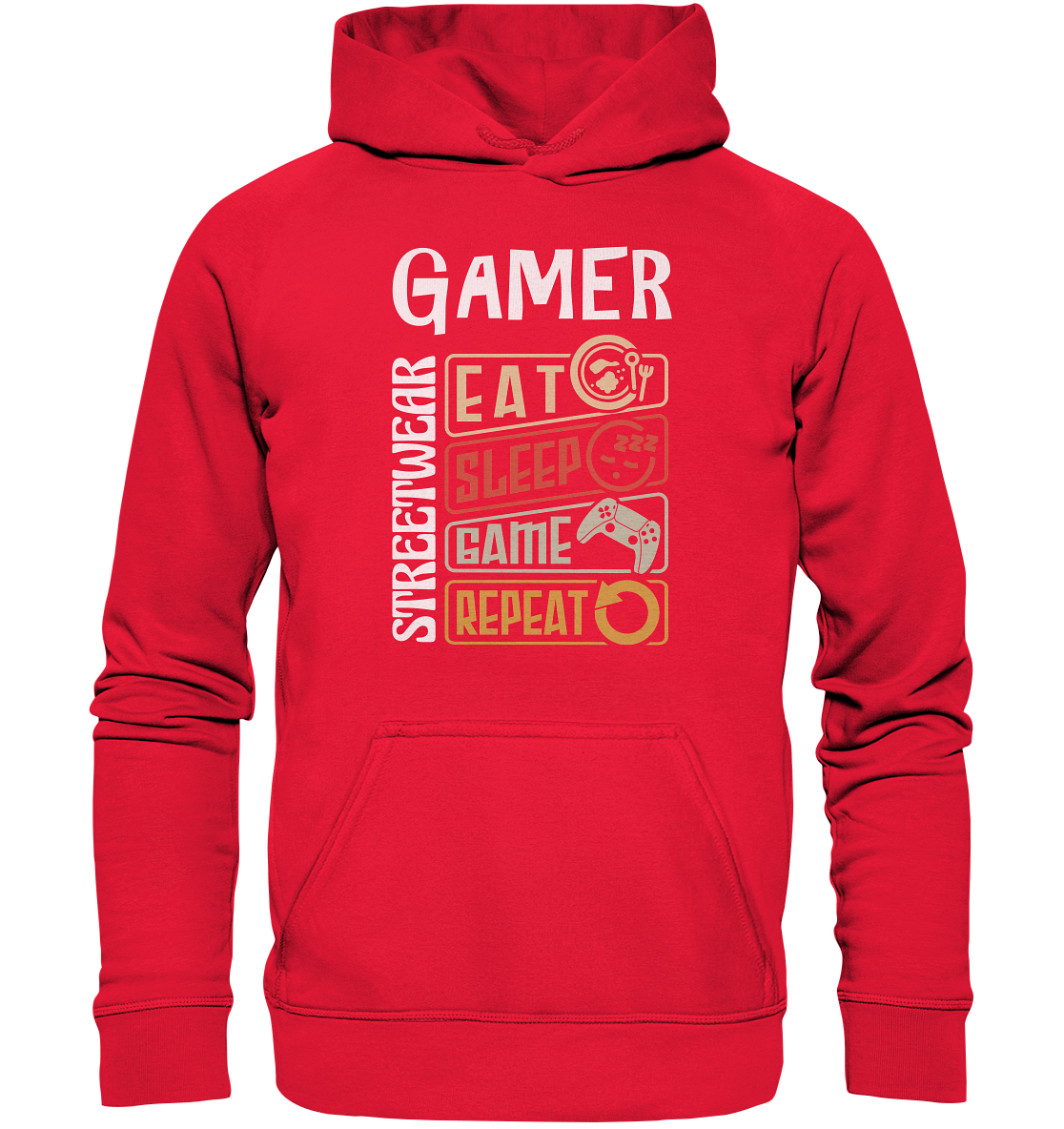 GAMER STREETWEAR - EAT - SLEEP STATEMENT - Kids Premium Hoodie