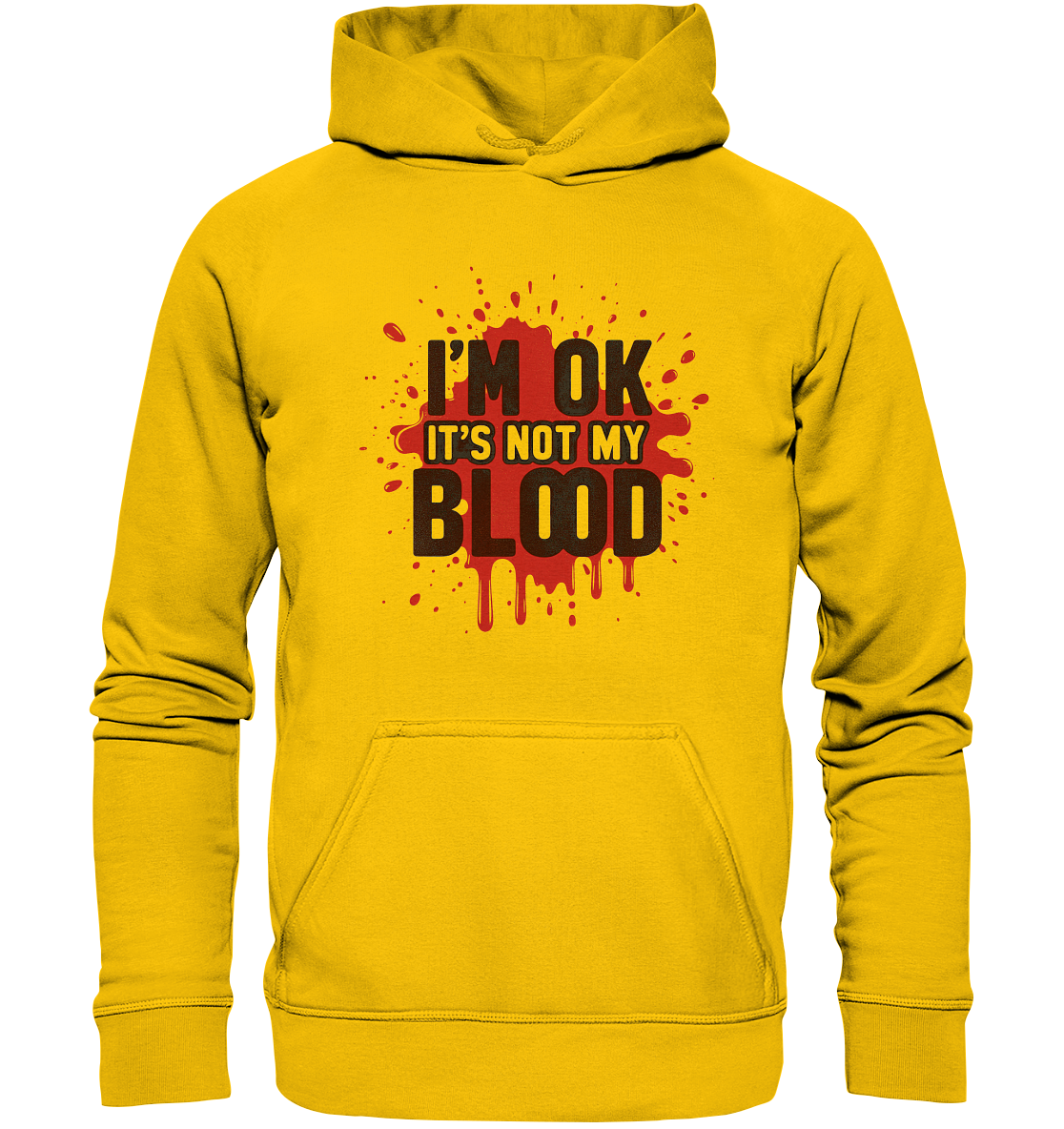 I'm Ok- Not my Blood - Kids Premium Hoodie