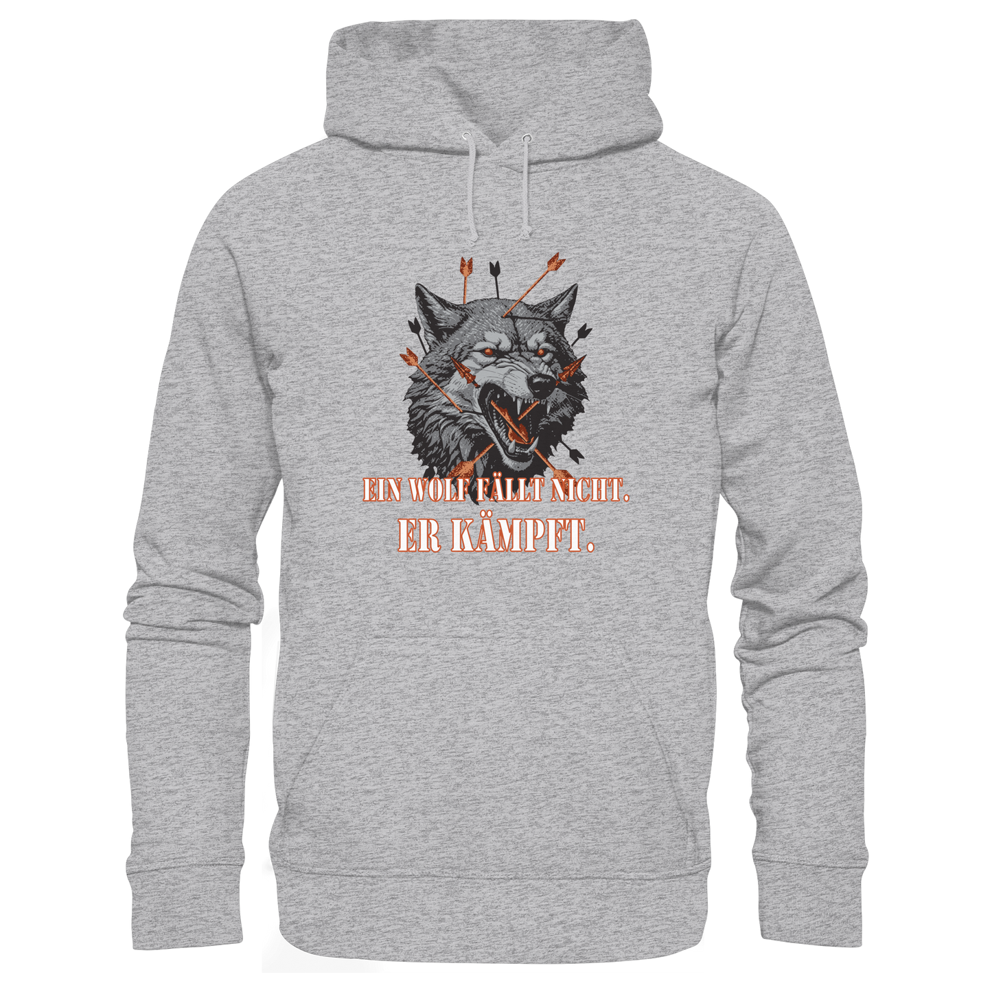 The Unbroken Wolf - Kids Premium Hoodie