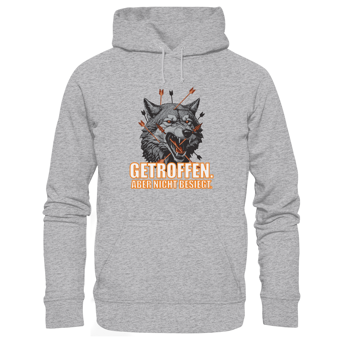 Alpha Wolf – Unbroken - Kids Premium Hoodie