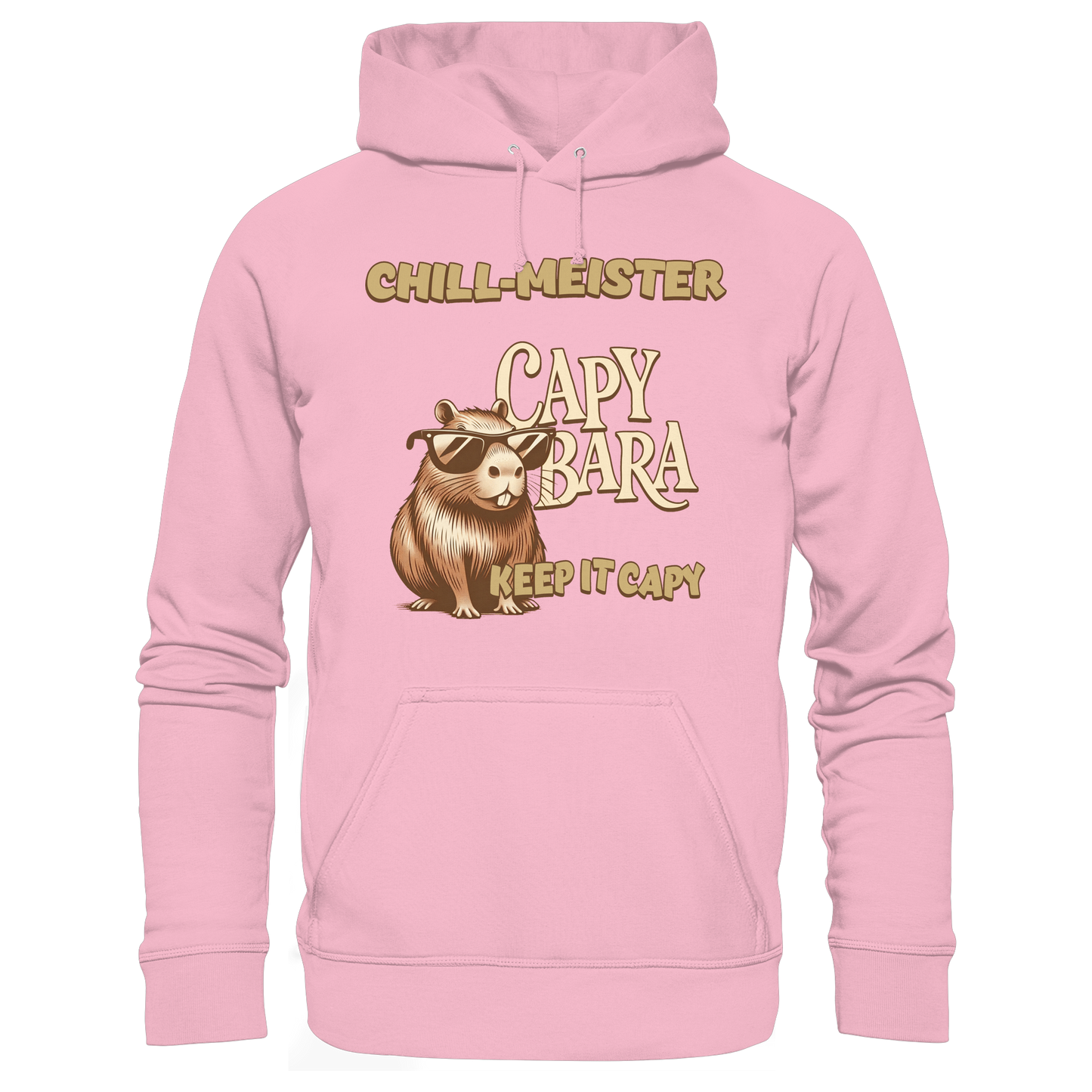 Chill-Meister Capybara – Keep it Capy (Bio & Premium) - Kids Premium Hoodie