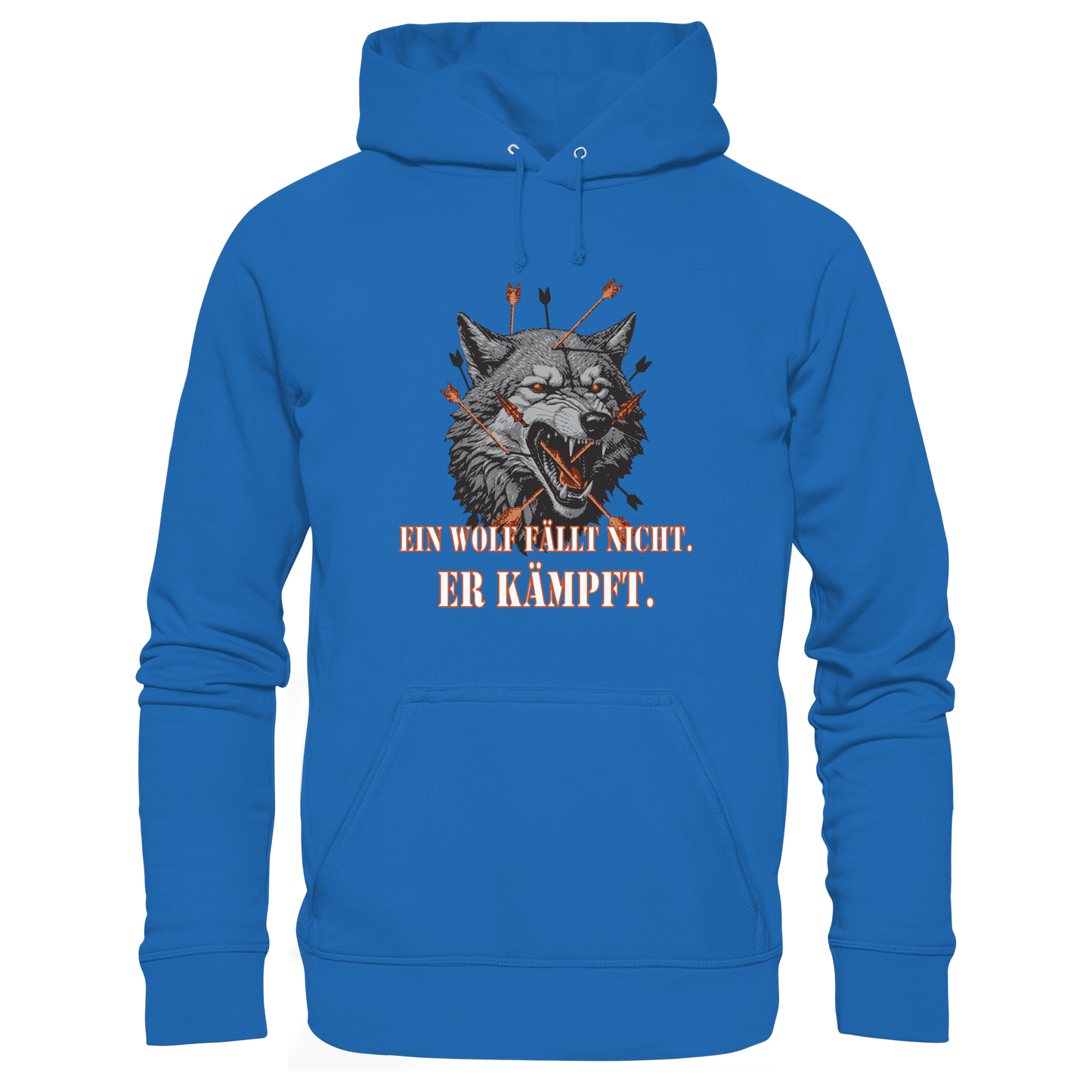 The Unbroken Wolf - Kids Premium Hoodie