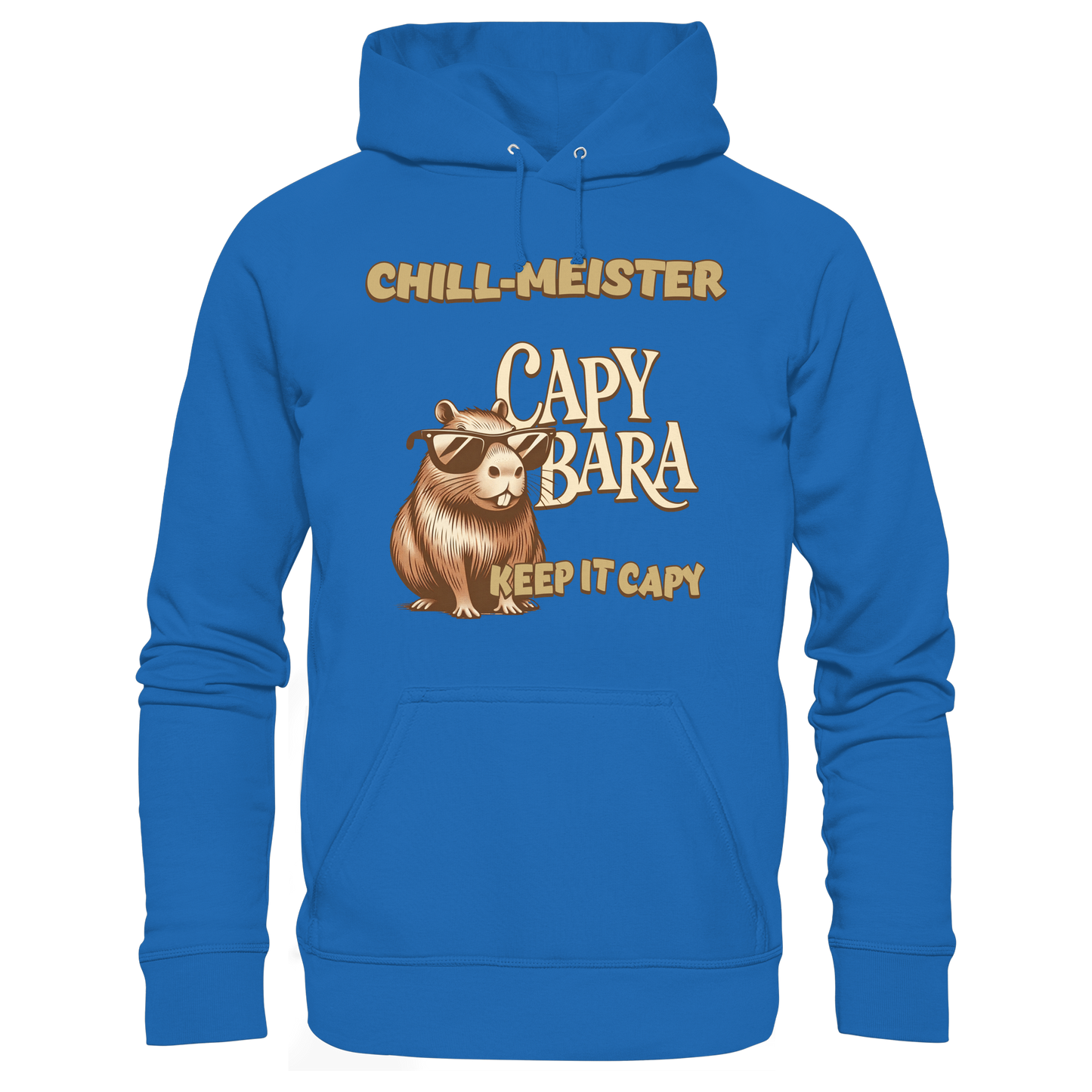 Chill-Meister Capybara – Keep it Capy (Bio & Premium) - Kids Premium Hoodie