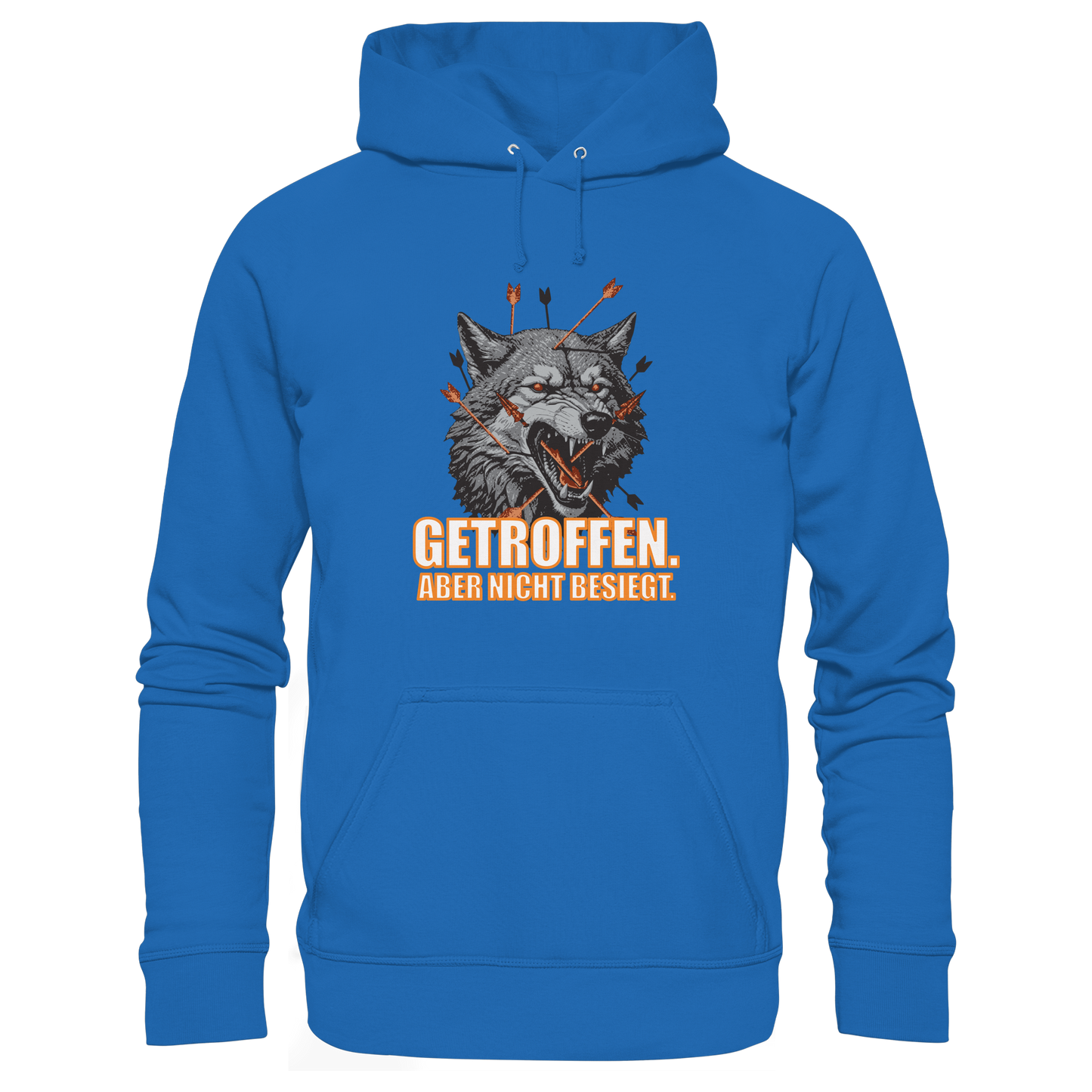 Alpha Wolf – Unbroken - Kids Premium Hoodie