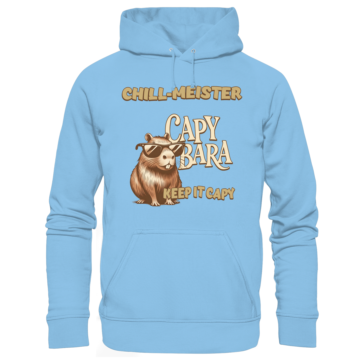 Chill-Meister Capybara – Keep it Capy (Bio & Premium) - Kids Premium Hoodie