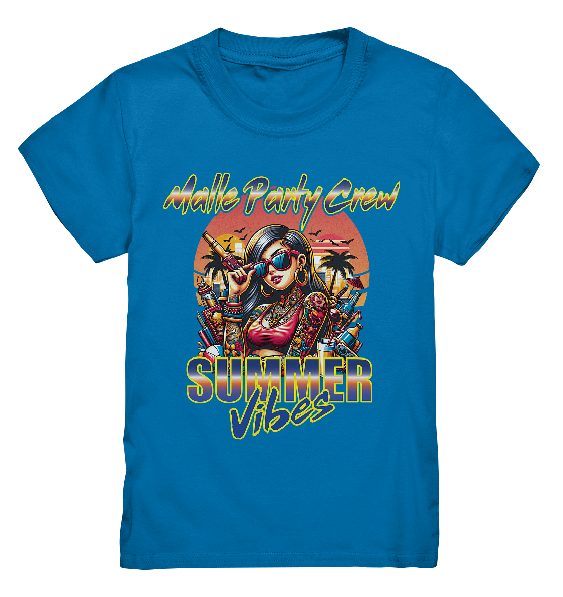 Malle Party Crew Kinder Premium Shirt