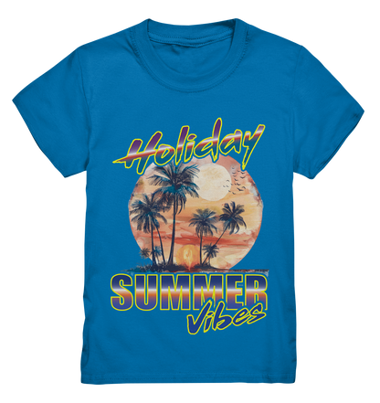 Urlaubs Shirt Holiday Summer Vibes - Kids Premium Shirt