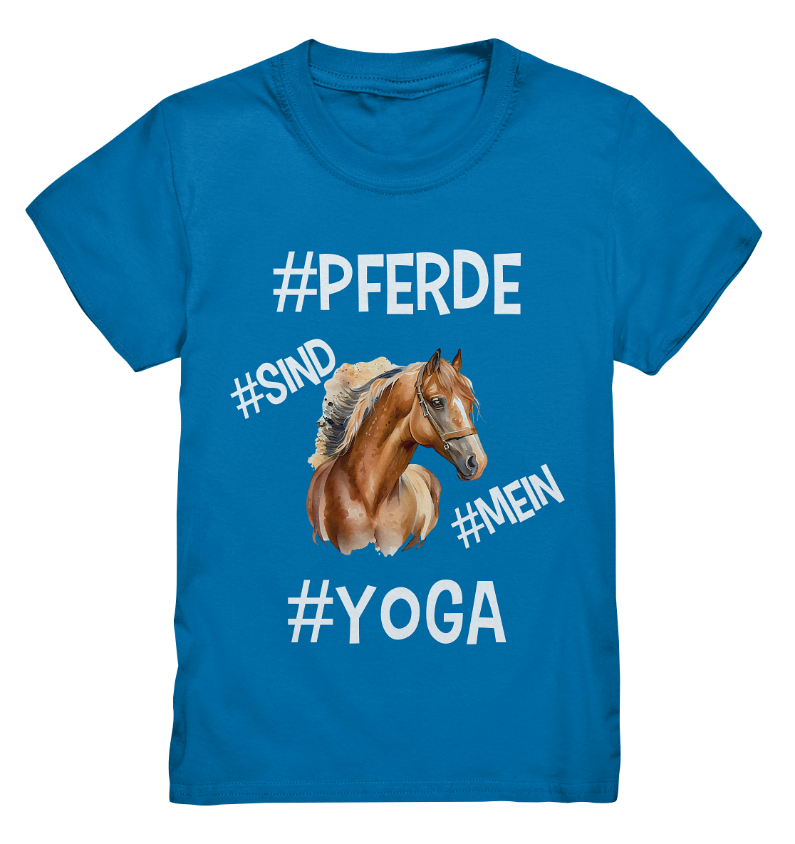 PFERDE SIND MEIN YOGA - STATEMENT STREETWEAR - Kids Premium Shirt