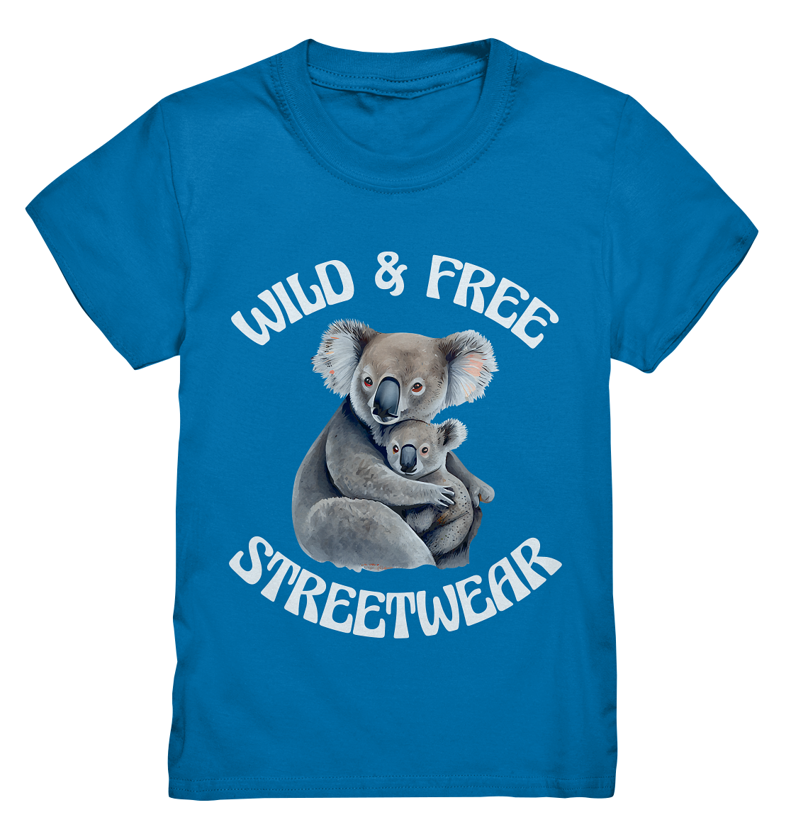 WILD & FREE NO 13 KOALA FAMILY  - STREETWEAR - STATEMENT    - Kids Premium Shirt