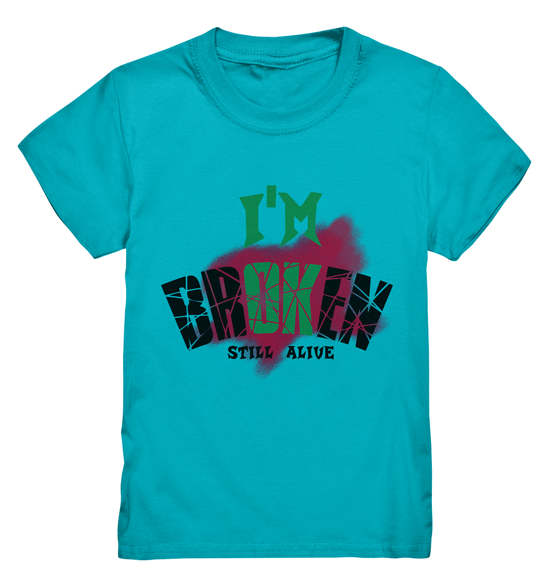 I'M OK - I'M BROKEN - STREETWEAR COOLE SPRÜCHE - Kids Premium Shirt