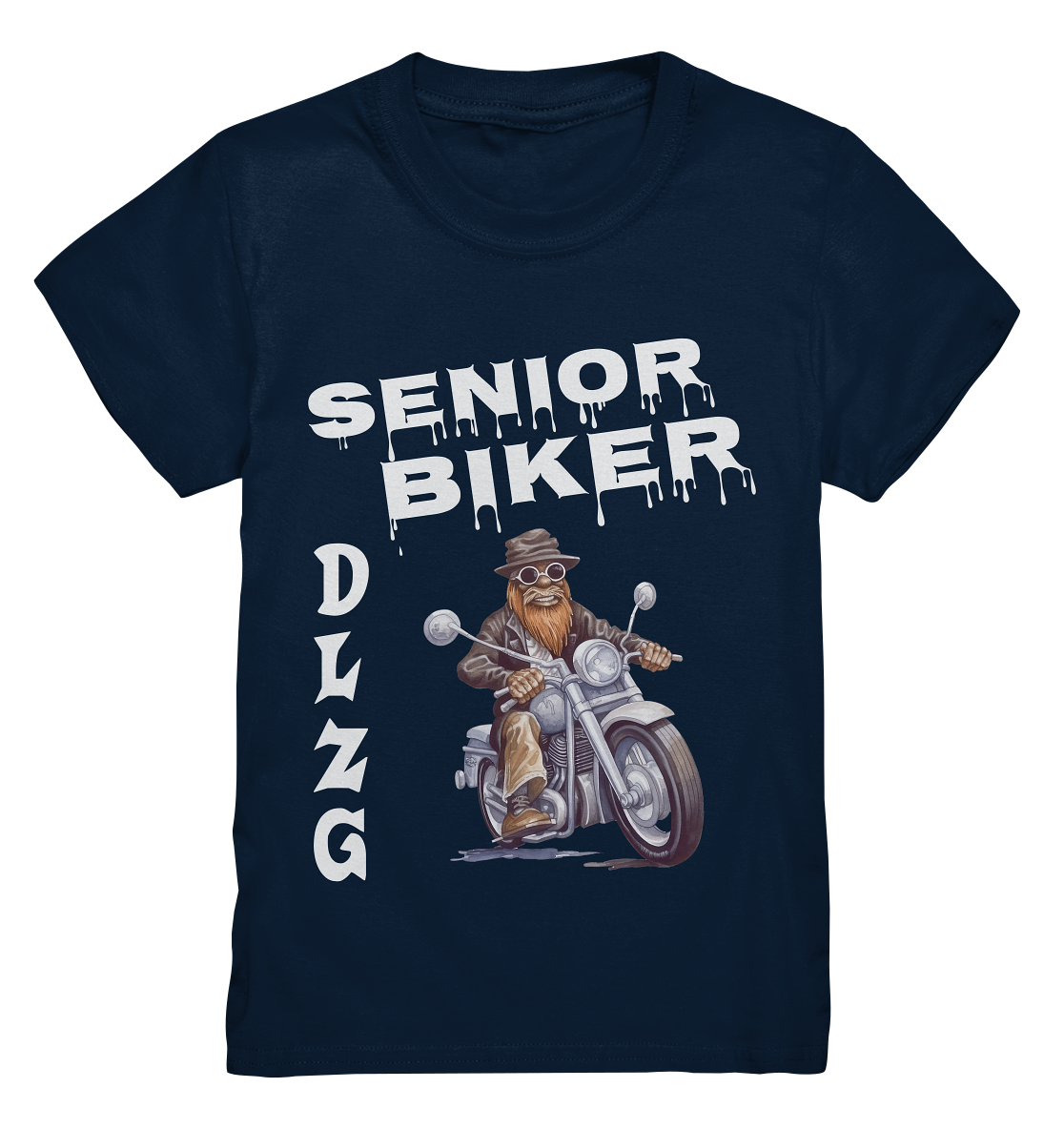 DLzG Opa Biker Fun Motiv 3- Kids Premium Shirt