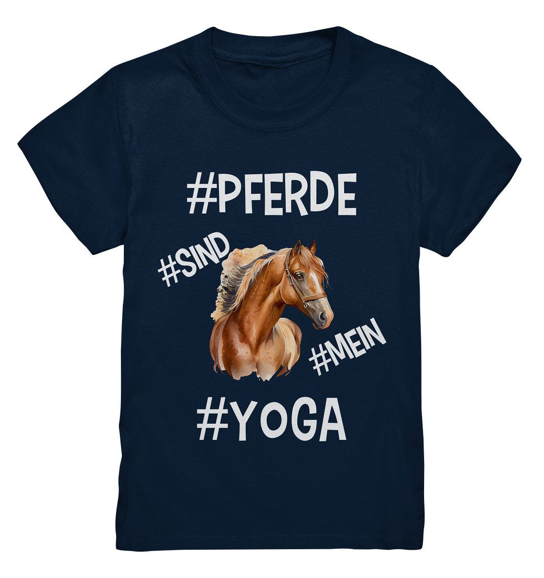 PFERDE SIND MEIN YOGA - STATEMENT STREETWEAR - Kids Premium Shirt