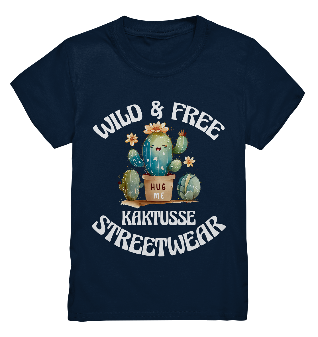 WILD & FREE NO 17 KAKTUSSE  - STREETWEAR - STATEMENT   - Kids Premium Shirt