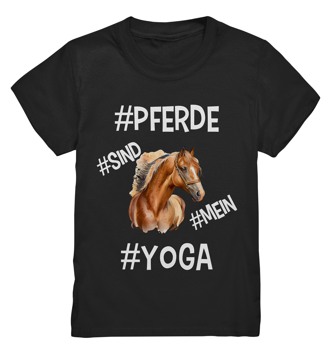 PFERDE SIND MEIN YOGA - STATEMENT STREETWEAR - Kids Premium Shirt