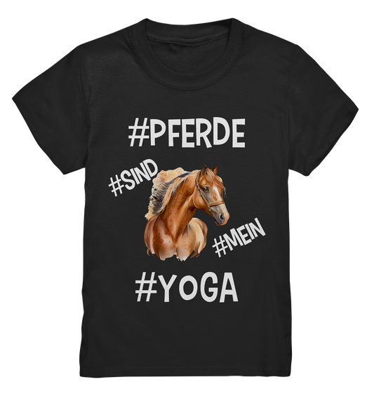 PFERDE SIND MEIN YOGA - STATEMENT STREETWEAR - Kids Premium Shirt