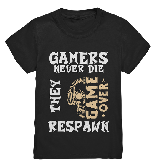 GAMERS NEVER DIE - GAMER STREETWEAR - STATEMENTS - Kids Premium Shirt