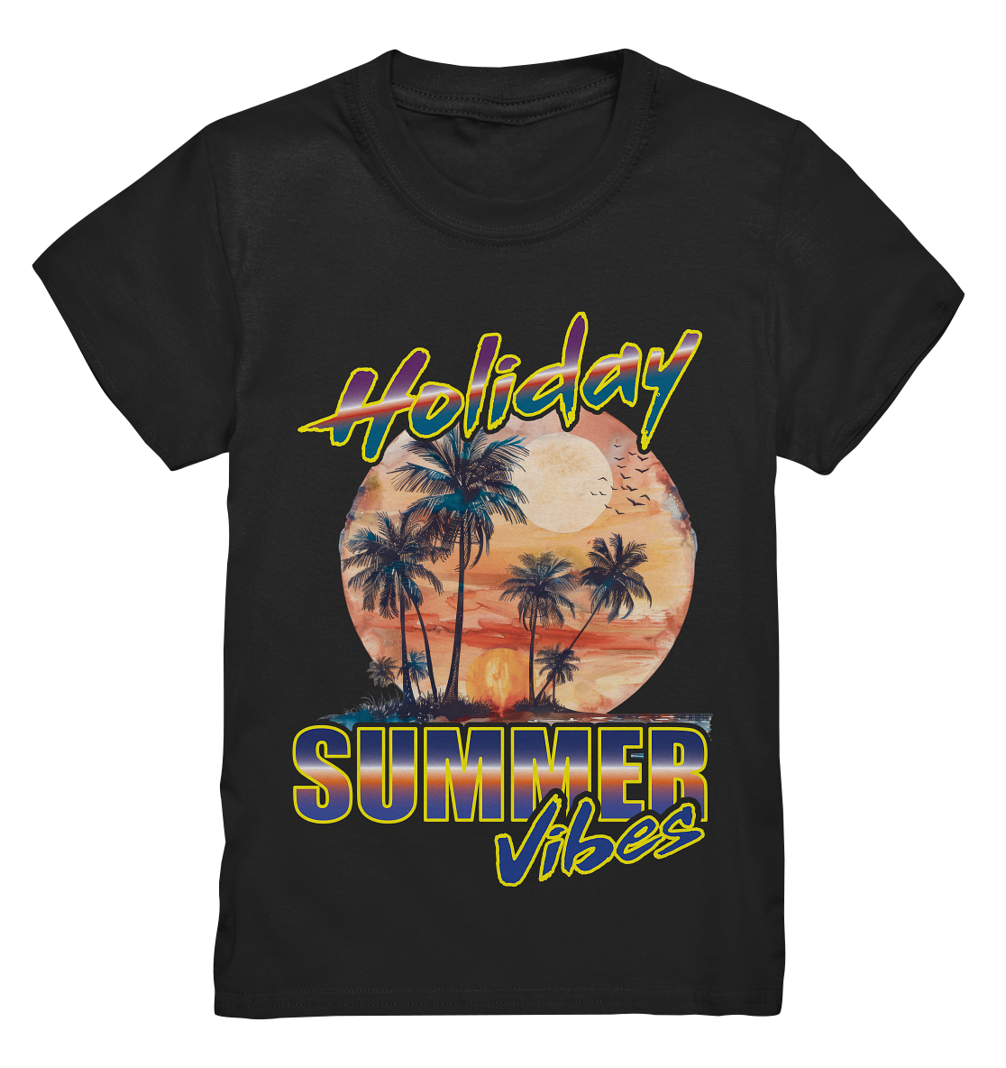 Urlaubs Shirt Holiday Summer Vibes - Kids Premium Shirt