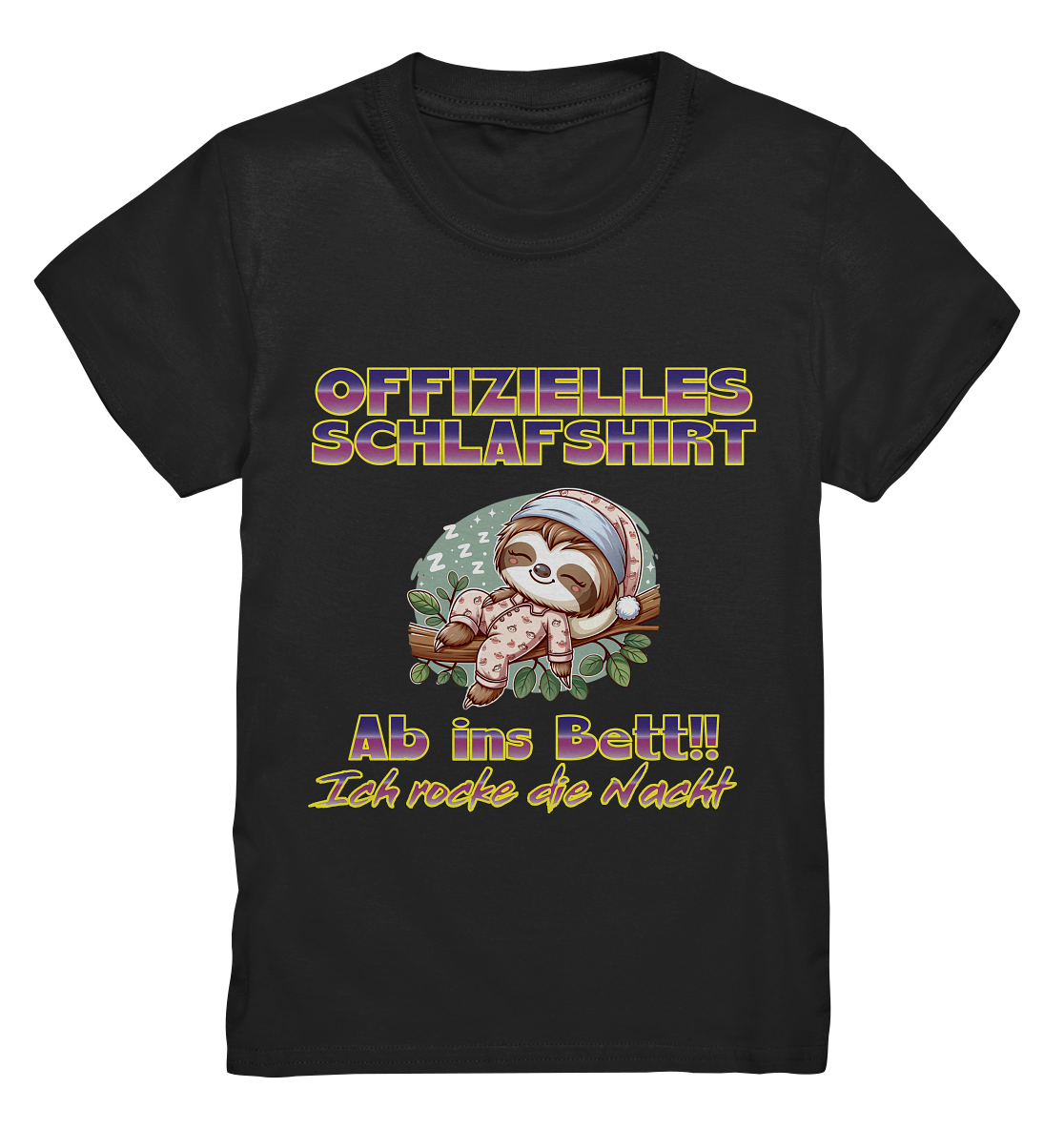 Schlafshirt - Ich rocke die Nacht - Kinder Premium Shirt