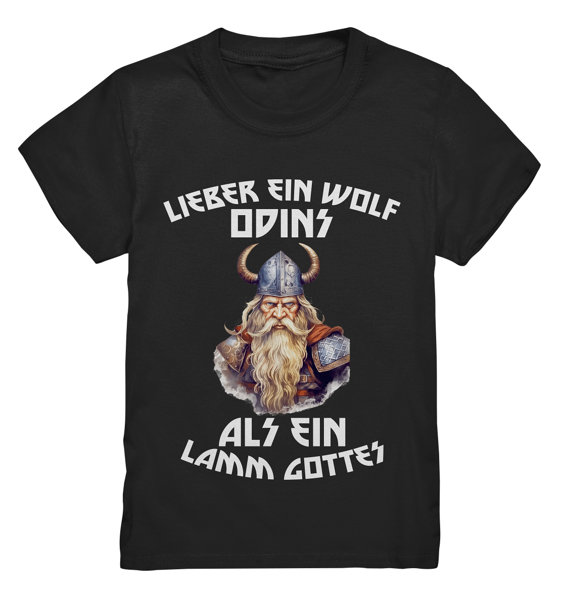 LIEBER EIN WOLF ODINS NO 1  - STREETWEAR - STATEMENT   - Kids Premium Shirt