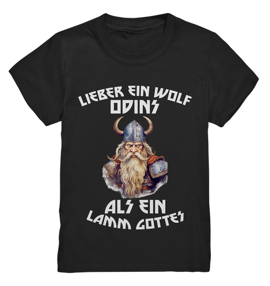 LIEBER EIN WOLF ODINS NO 1  - STREETWEAR - STATEMENT   - Kids Premium Shirt