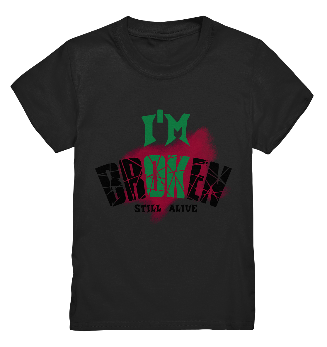 I'M OK - I'M BROKEN - STREETWEAR COOLE SPRÜCHE - Kids Premium Shirt