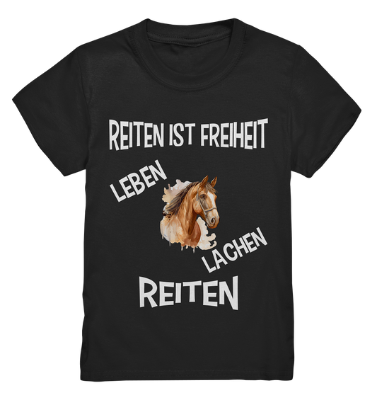 REITEN IST FREIHEIT - STREETWEAR FÜR REITER UND PFERDELIEBHABER - Kids Premium Shirt